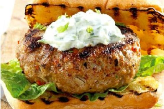 Lamb Burgers With Tzatziki Sauce Lamb Burgers With Tzatziki Sauce