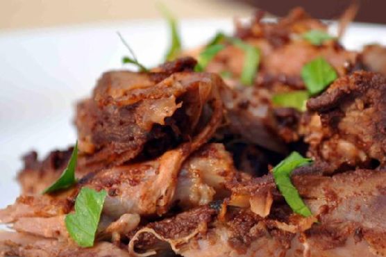 Lamb In Red Mole Sauce Lamb In Red Mole Sauce
