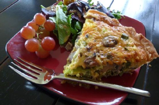 Leek and Mushroom Quiche Leek and Mushroom Quiche