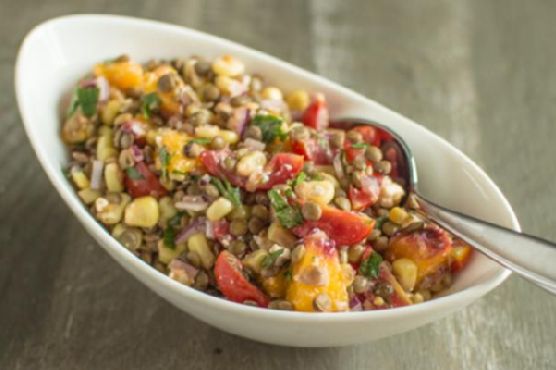 Lentil Salad with Sautéed Beans Lentil Salad with Sautéed Beans