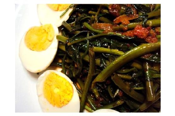 Malaysian Sambal Kangkong (Water Spinach) Malaysian Sambal Kangkong (Water Spinach)