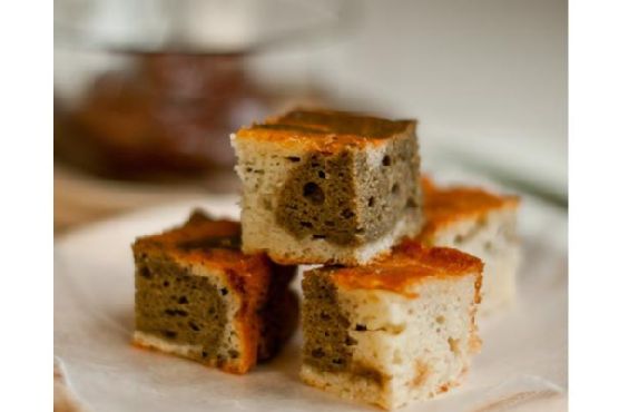 Marbled Green Tea Yogurt Cake