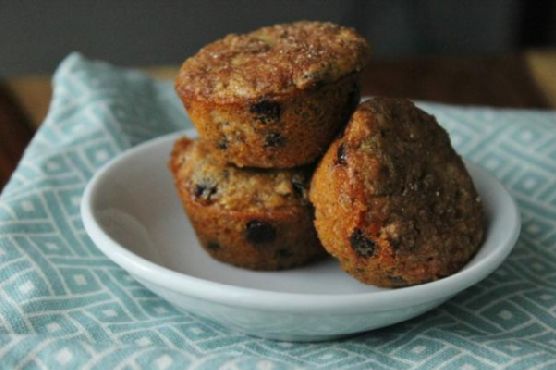 Mini Chocolate Chip & Flax Banana Muffins Mini Chocolate Chip & Flax Banana Muffins