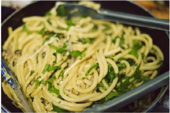 Miso Cream Pasta