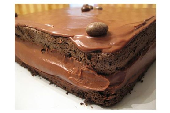 Mocha Layer Cake With Chocolate-Rum Cream Filling Mocha Layer Cake With Chocolate-Rum Cream Filling