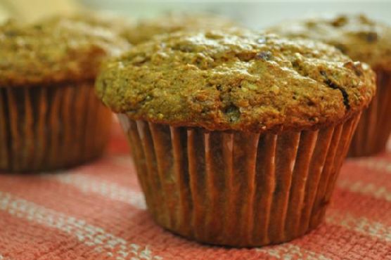 Moist Spelt Bran Muffins