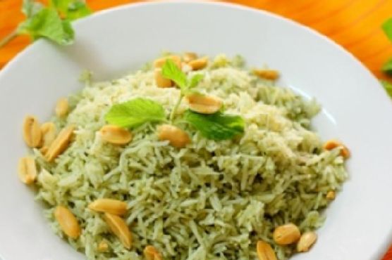 Nasi Pudina (Mint Rice) Nasi Pudina (Mint Rice)