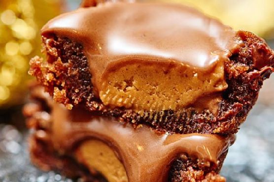 PB Cup Stuffed Brownie Bites PB Cup Stuffed Brownie Bites