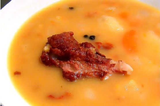 Pea Soup With Smoked Pork Ribs Pea Soup With Smoked Pork Ribs