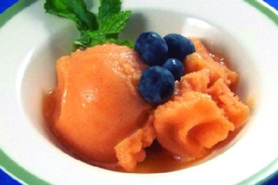 Peach-Ginger Sorbet Peach-Ginger Sorbet