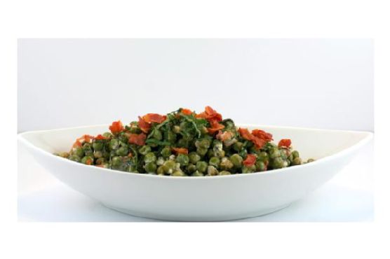 Peas With Pancetta, Mint and Creme Fraiche Peas With Pancetta, Mint and Creme Fraiche