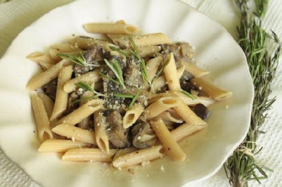 Penne Con Funghi E Melanzane (Penne With Mushrooms and Eggplant)