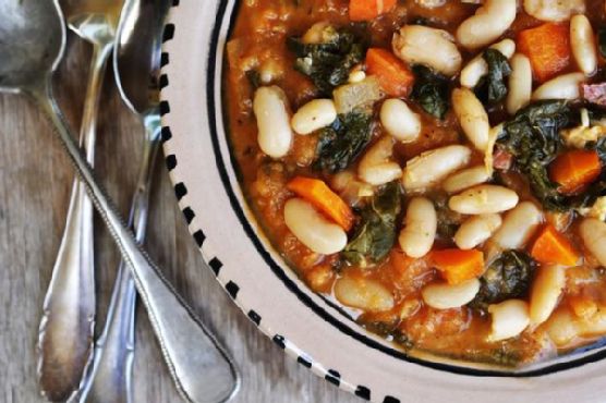Ribollita Inspired Bean Stew
