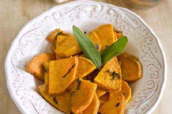 Roasted Sweet Potatoes with Sage