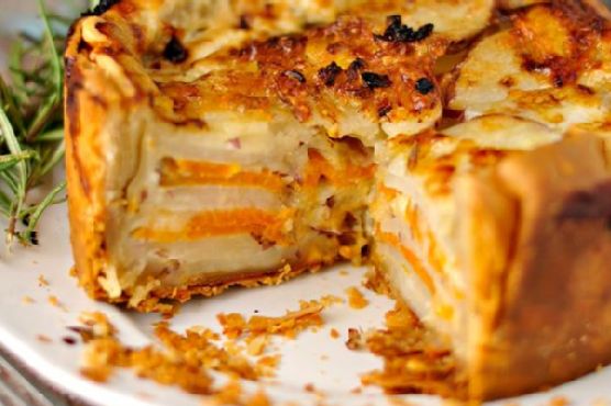 Root Vegetable Rosemary Gratin Root Vegetable Rosemary Gratin