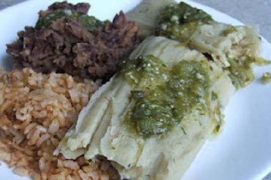 Salsa Verde Chicken Tamales Salsa Verde Chicken Tamales