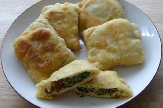 Spinach, Sultana and Bulgur Wheat Borek's Spinach, Sultana and Bulgur Wheat Borek's