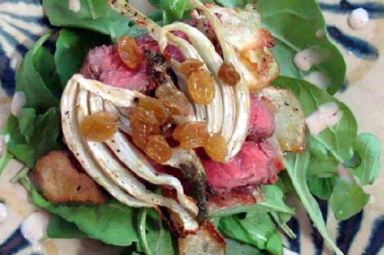 Steak Salad With Roasted Potatoes and Fennel Steak Salad With Roasted Potatoes and Fennel