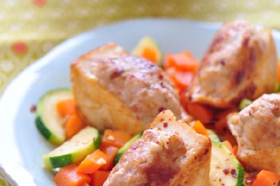 Stuffed Tofu With Pork
