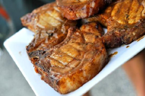 Sweet Mustard BBQ Pork Chops Sweet Mustard BBQ Pork Chops