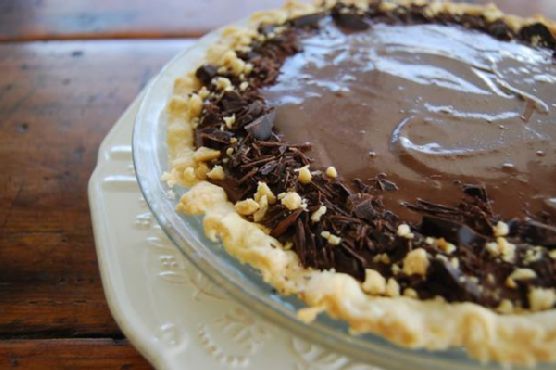 Vegan Chocolate Banana Pie