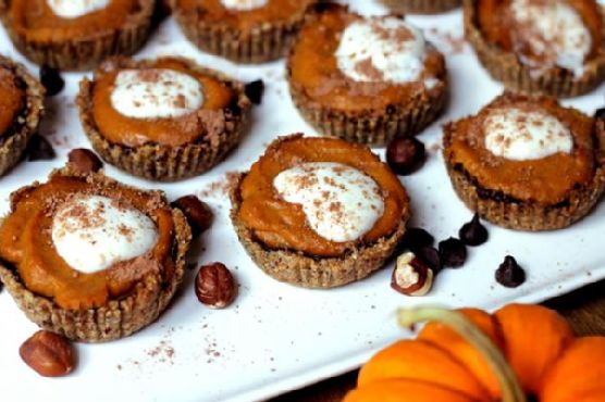 Vegan Mini Chocolate Pumpkin Pie Vegan Mini Chocolate Pumpkin Pie
