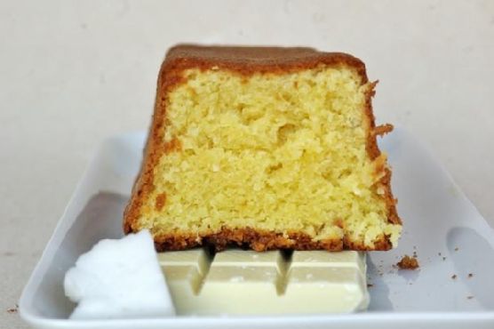 White Chocolate and Fresh Grated Coconut Cake