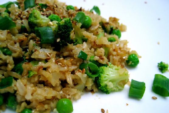 Cauliflower, Brown Rice, and Vegetable Fried Rice Cauliflower, Brown Rice, and Vegetable Fried Rice