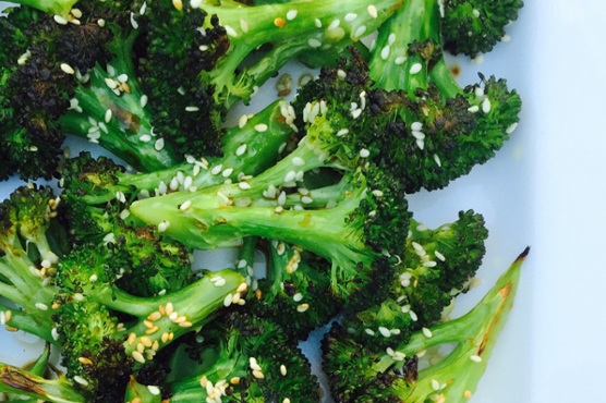 Simple Sesame Roasted Broccoli + Cookbook Simple Sesame Roasted Broccoli + Cookbook