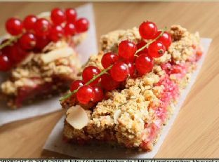 Red Currant Streusel Bars